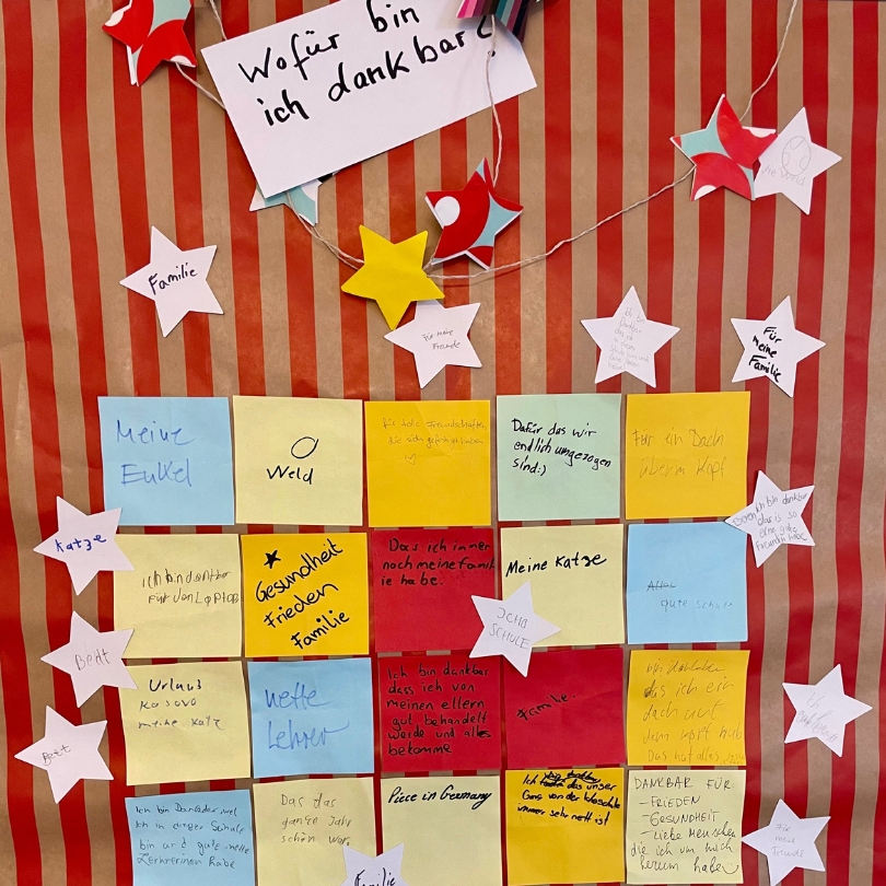 Wofür bis du dankbar?